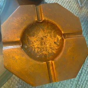 Antique Copper Ashtray